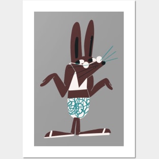 Fun Bunny Posters and Art